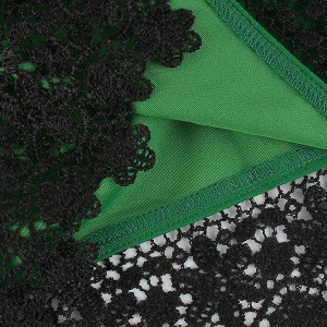 Midi elegantna večernja čipkana haljina