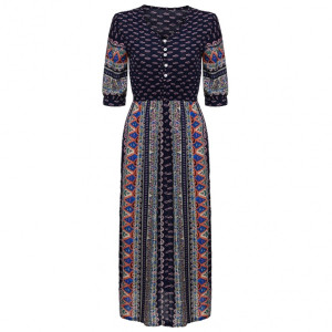 Maxi boho haljina 3/4 rukava