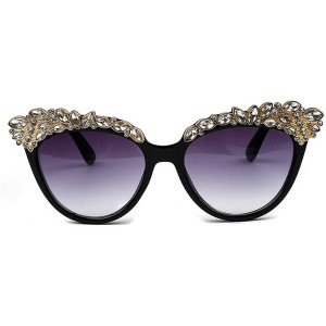 Chiara vintage mačkaste naočale s kristalima