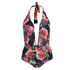 Jednodijelni cvjetni kupaći kostim