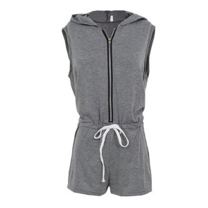 Kratki sportski zipper kombinezon