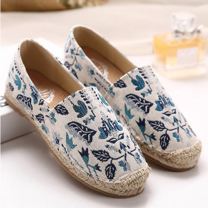Cvjetne espadrile od platna
