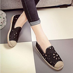 Čipkane cvjetne espadrile