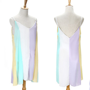 Asimetrična mini haljina duginih boja