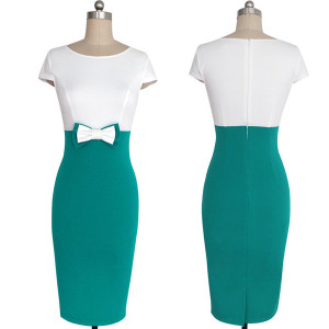 Midi luksuzna haljina s mašnom