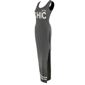 Maxi casual chic haljina s prorezom