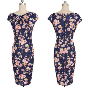 Midi luksuzna večernja haljina razni uzorci