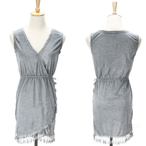 Mini boho haljina s resicama