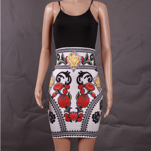 Mini party cvjetna haljina bez rukava