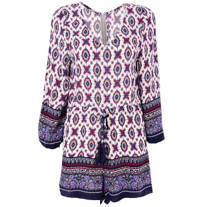 Kratki boho etno kombinezon s resicama