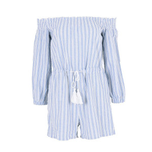 Prugasti kombinezon dugih rukava