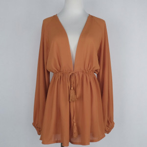 Boho kombinezon dugih rukava