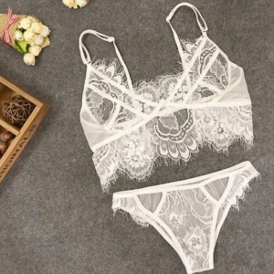 Komplet seksi čipkanog donjeg rublja L veličina 