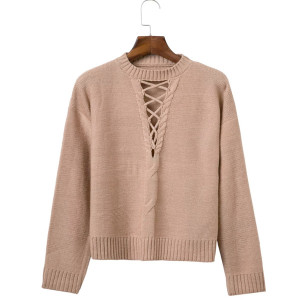 Pleteni pulover s trakicama