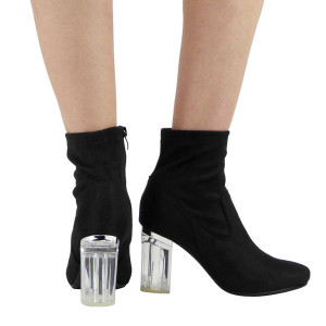 Gležnjače s transparentnom petom