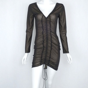 Kim mini haljina na vezanje