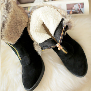 Tople zimske gležnjače ispunjene krznom