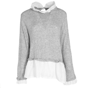 Pulover s ugrađenom košuljom