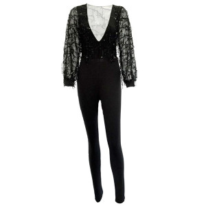 Šljokasti party kombinezon