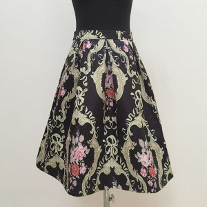 Midi retro suknja