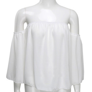 Off shoulder bluza zvono rukavi