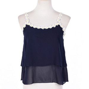 Bluza na bretele s tratinčicama