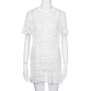 Vintage čipkana bluza sa cvjetićima