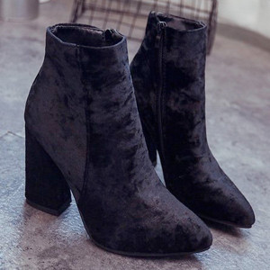 Baršunaste gležnjače blok peta