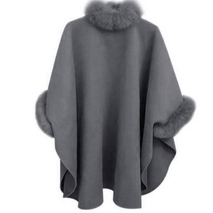 Pončo s krznom veličina S/36