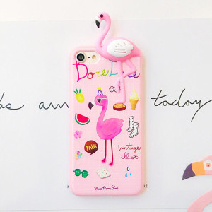 3D Flamingo maskica za mobitel