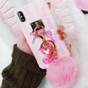 Pink Panther maskica za iPhone s privjeskom