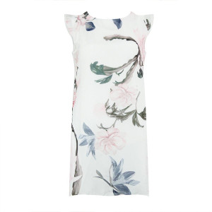 Mini cvjetna haljina od šifona