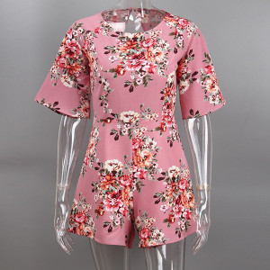 Cvjetni kombinezon otvorenih leđa