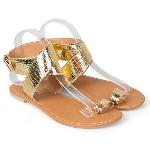 Gladijator sandale imitacije zmijske kože