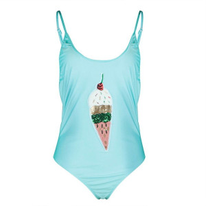 Jednodijelni kupaći kostim sa sladoledom