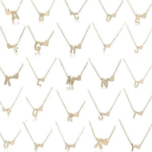 Personalizirana ogrlica sa slovom i srcem