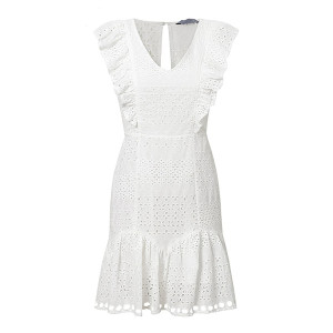 Mini pamučna haljina na volane *limitirana kolekcija*